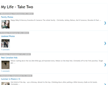 Tablet Screenshot of mylife-taketwo.blogspot.com