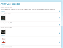 Tablet Screenshot of joelbeaudet.blogspot.com