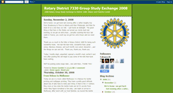 Desktop Screenshot of district7330gse2008.blogspot.com