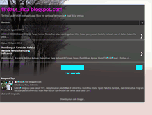 Tablet Screenshot of firdausrida.blogspot.com