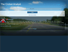 Tablet Screenshot of cricketanalyts.blogspot.com