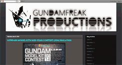 Desktop Screenshot of gundamfreakliving.blogspot.com