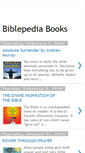 Mobile Screenshot of biblepedia-books.blogspot.com