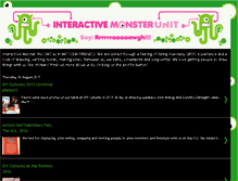 Tablet Screenshot of interactivemonsterunit.blogspot.com