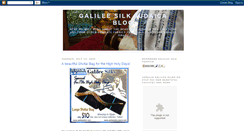 Desktop Screenshot of galileesilksjudaica.blogspot.com