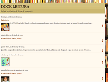 Tablet Screenshot of doceleitura-livrariainfantil.blogspot.com