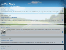 Tablet Screenshot of dewetnews.blogspot.com