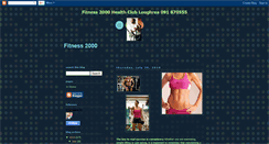 Desktop Screenshot of fitness2k.blogspot.com