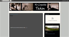 Desktop Screenshot of no-lopette-team.blogspot.com