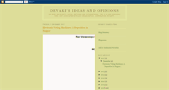 Desktop Screenshot of devakisideasandopinions.blogspot.com