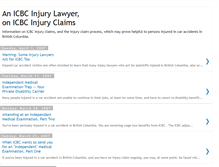 Tablet Screenshot of icbcinjurylawyer.blogspot.com