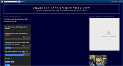 Desktop Screenshot of newyorkchargersfans.blogspot.com