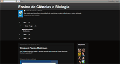 Desktop Screenshot of ensinodecienciasebiologia.blogspot.com