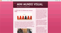 Desktop Screenshot of minimundovisual.blogspot.com