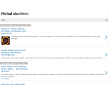 Tablet Screenshot of hizbul-muslimin.blogspot.com