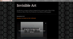 Desktop Screenshot of invisiblearts.blogspot.com