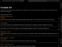 Tablet Screenshot of invisiblearts.blogspot.com