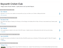 Tablet Screenshot of keyworthcricket.blogspot.com