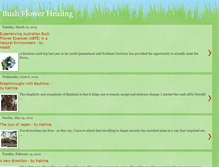 Tablet Screenshot of bushflowerhealing.blogspot.com