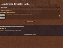 Tablet Screenshot of desactivadordepuntosgatillo.blogspot.com