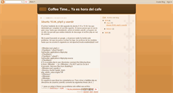 Desktop Screenshot of mycoffee-time.blogspot.com