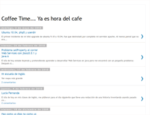 Tablet Screenshot of mycoffee-time.blogspot.com