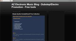 Desktop Screenshot of electronicmusicsupport.blogspot.com