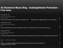 Tablet Screenshot of electronicmusicsupport.blogspot.com