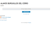 Tablet Screenshot of alanosburguillodelcerro1.blogspot.com