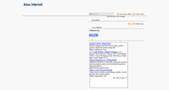 Desktop Screenshot of jualaniklan.blogspot.com
