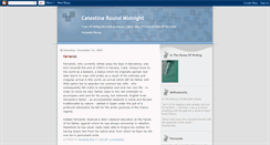 Desktop Screenshot of celestinaroundmidnight.blogspot.com