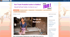 Desktop Screenshot of fairtradesuedtirol.blogspot.com