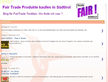 Tablet Screenshot of fairtradesuedtirol.blogspot.com