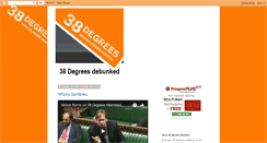 Desktop Screenshot of 38degreesdebunked.blogspot.com