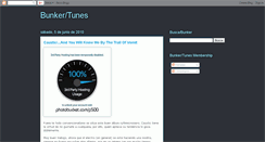 Desktop Screenshot of bunkertunes.blogspot.com