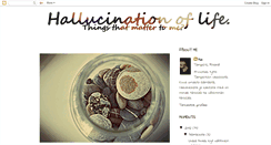 Desktop Screenshot of hallucinationoflife.blogspot.com