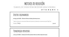 Desktop Screenshot of motivosdereflexion.blogspot.com
