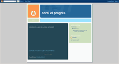 Desktop Screenshot of coralelprogres.blogspot.com