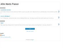 Tablet Screenshot of alliemeetsfrance.blogspot.com
