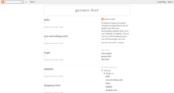 Desktop Screenshot of garancedore.blogspot.com