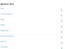 Tablet Screenshot of garancedore.blogspot.com