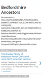 Mobile Screenshot of bedfordshireancestors.blogspot.com