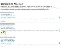 Tablet Screenshot of bedfordshireancestors.blogspot.com