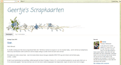 Desktop Screenshot of geertjesscrapkaarten.blogspot.com