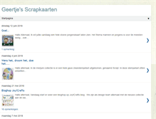 Tablet Screenshot of geertjesscrapkaarten.blogspot.com