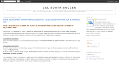 Desktop Screenshot of calsouth.blogspot.com