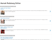 Tablet Screenshot of mamakpedukang.blogspot.com