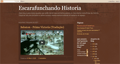 Desktop Screenshot of escarafunchandohistoria.blogspot.com