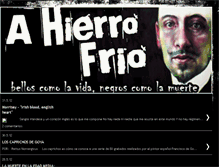 Tablet Screenshot of ahierrofrio.blogspot.com