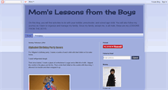 Desktop Screenshot of lessonsfromboys.blogspot.com